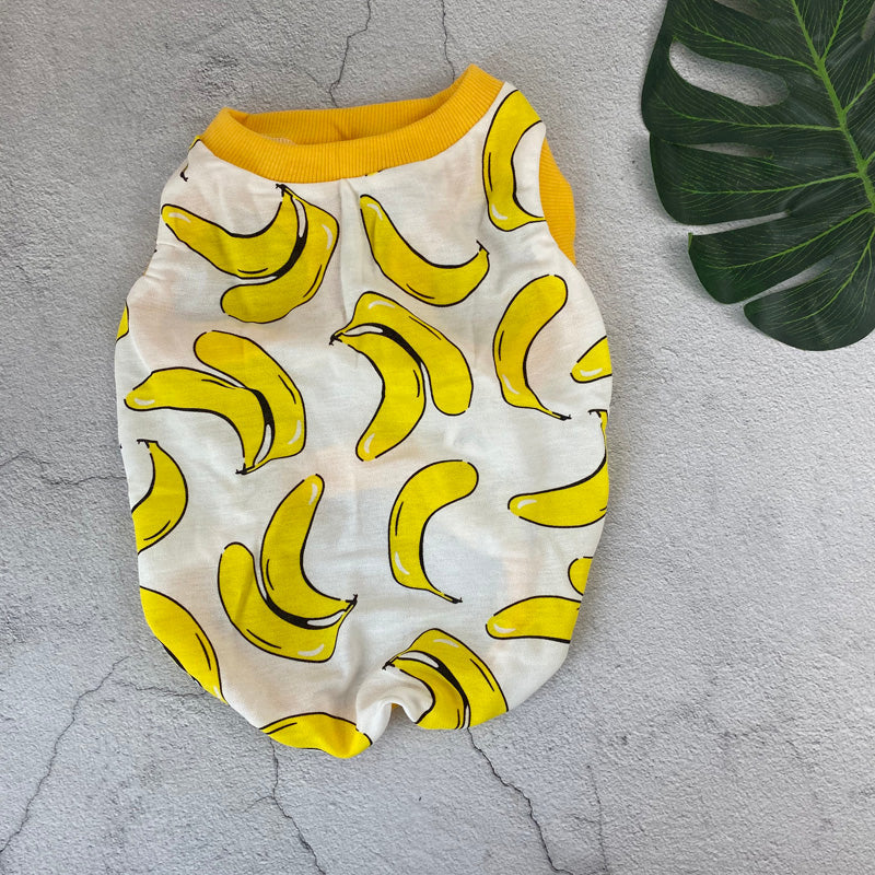 Summer cotton stretch thin vest pet clothes